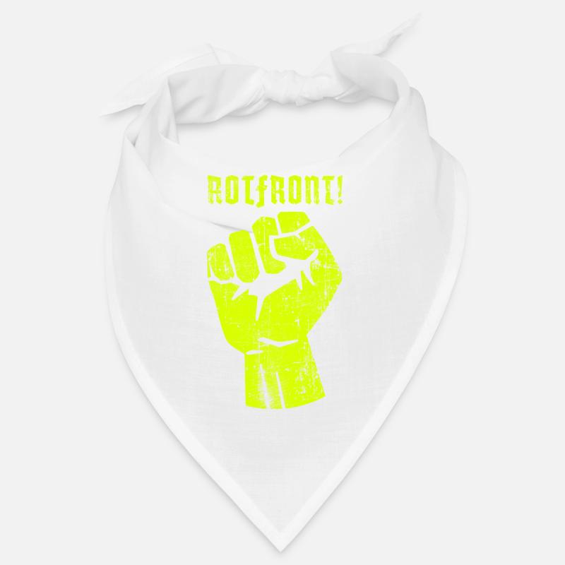 Rotfront! (Faust) - Bandana - Weiß