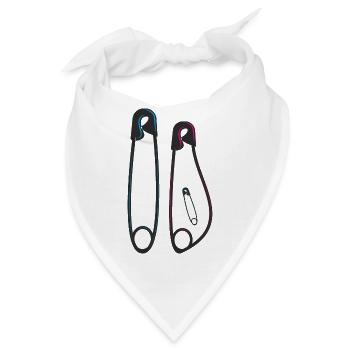 Bekanntmachung der Schwangerschaft Überraschung - Bandana - Weiß - Vorne