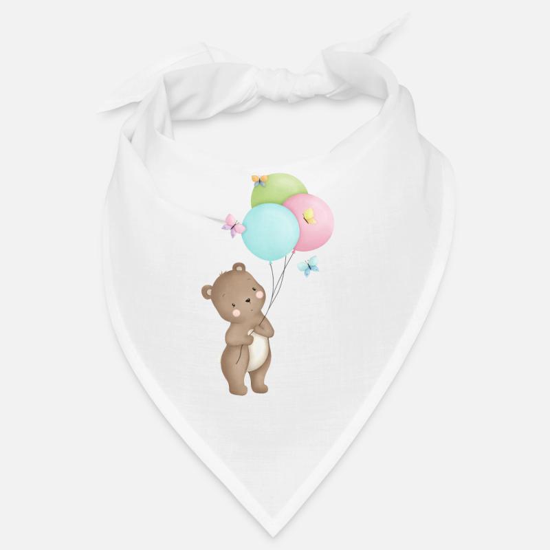 Bär mit Luftballons Bandana