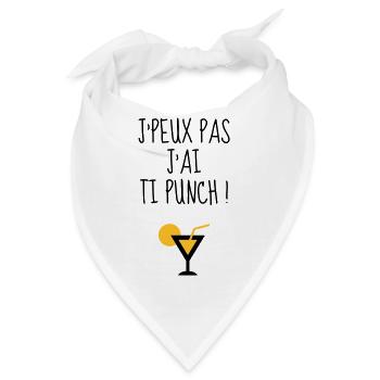 Guadeloupe / 971 / Meer / Frankreich - Bandana - Weiß - Vorne