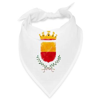 Neapel Wappen - Bandana - Weiß - Vorne