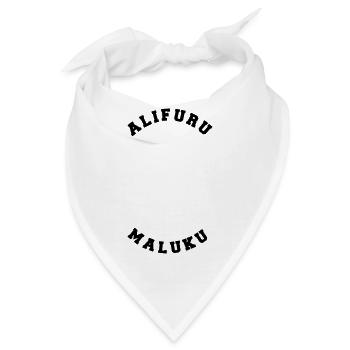 Alifuru Maluku - Bandana - Weiß - Vorne
