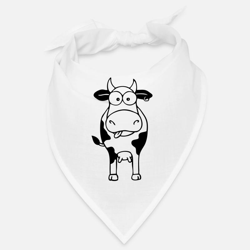 Cow white Bandana