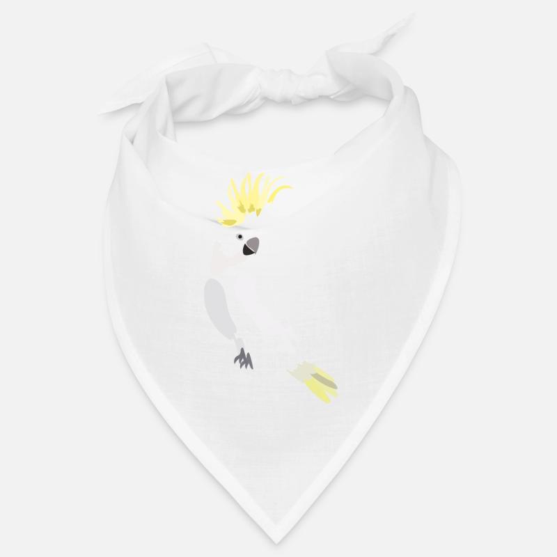 Perroquet cacatoès blanc - Bandana - blanc