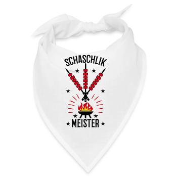 01 Schaschlik Meister Spiese Russland Griller - Bandana - Weiß - Vorne