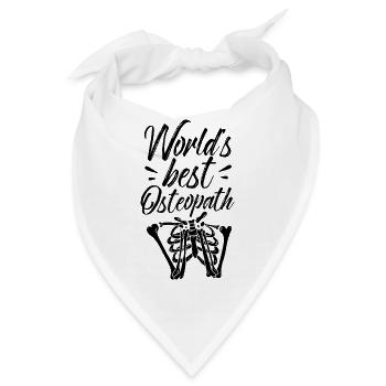 Weltbester Osteopath Osteopathen Osteopathie Beruf - Bandana - Weiß - Vorne