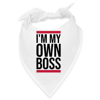 My Own Boss - Bandana - Weiß - Vorne