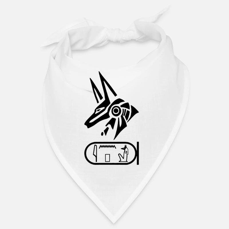 Dieu Anubis (noir) Bandana