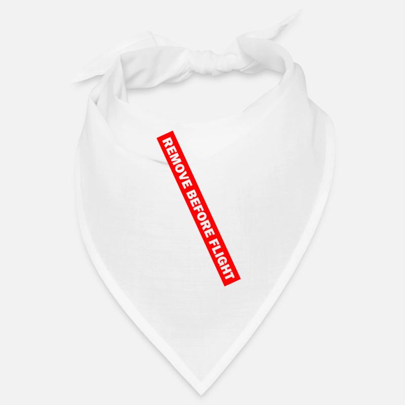 REMOVE BEFORE FLIGHT 02 - Bandana - Weiß