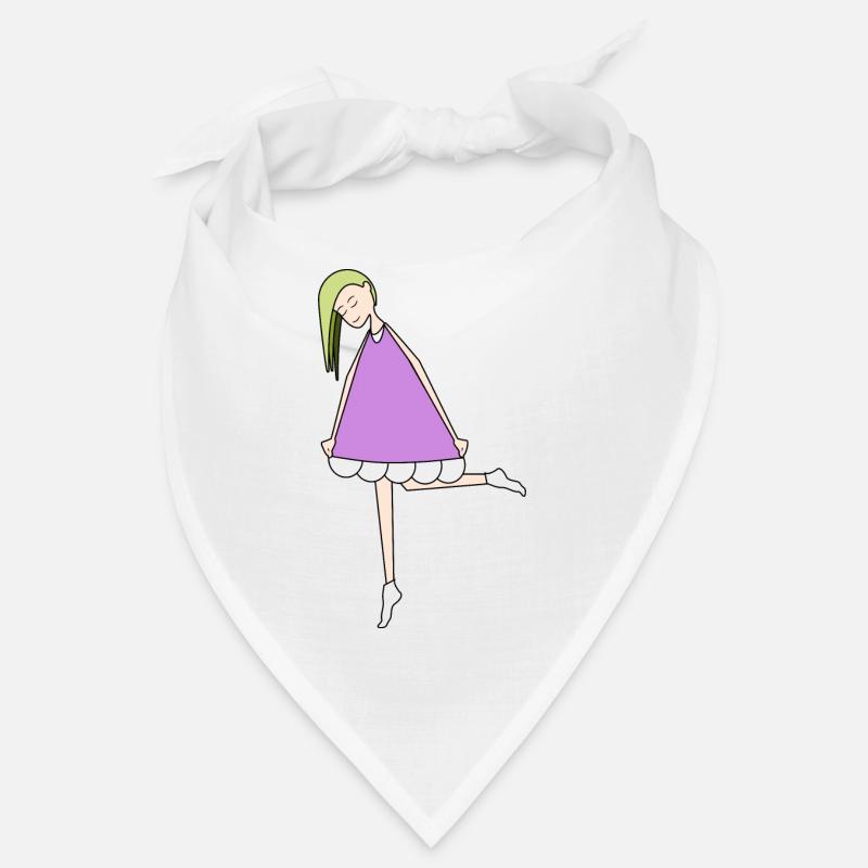 Fuchsie Puppe Bandana