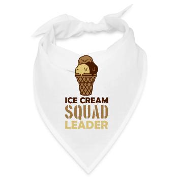 Anführer Ice Cream Squad - Bandana - Weiß - Vorne