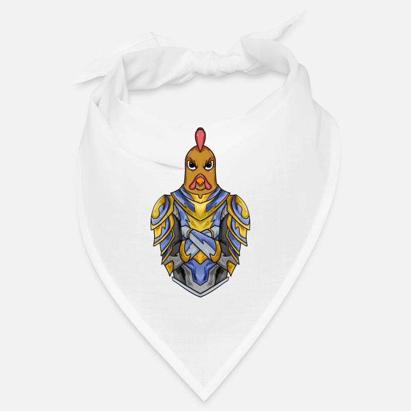 Knight Chicken avec Armor Crusader Bandana