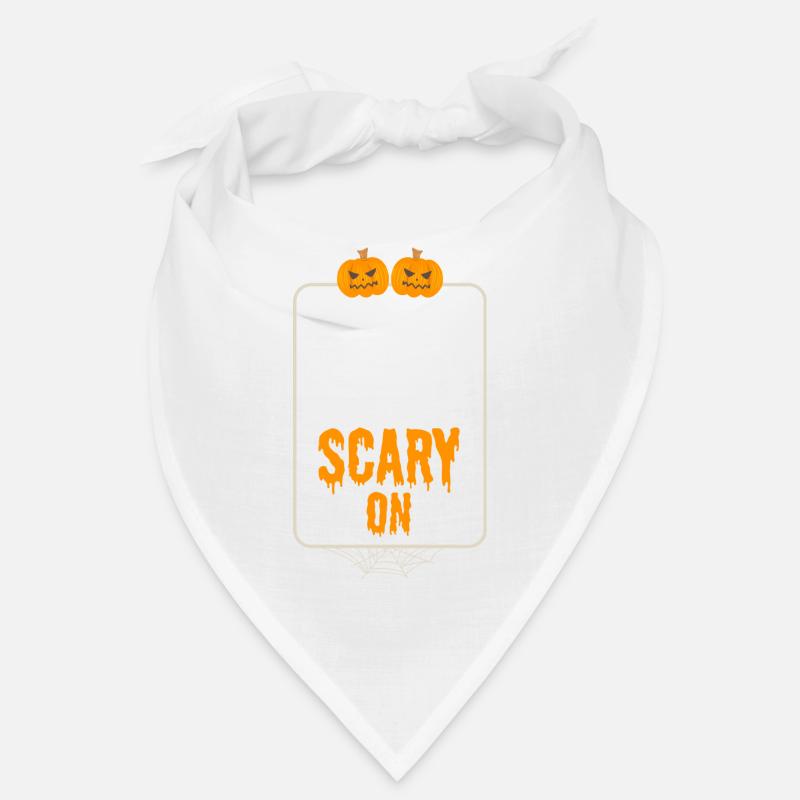 Halloween. Keep Calm And Scary On. - Bandana - white