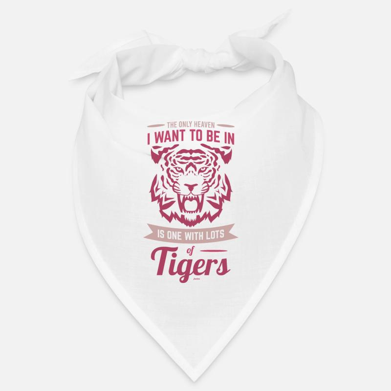 Himmel Tiger Asien Katze Spruch Bandana