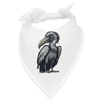 Schuhschnabel - Bandana - Weiß - Vorne