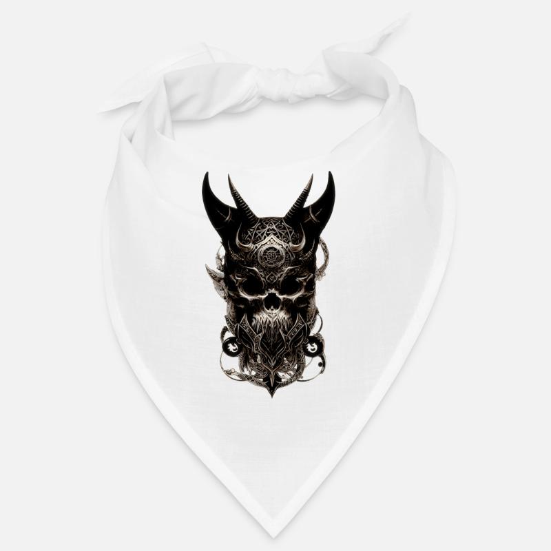 Skull mit Hörnern Bandana