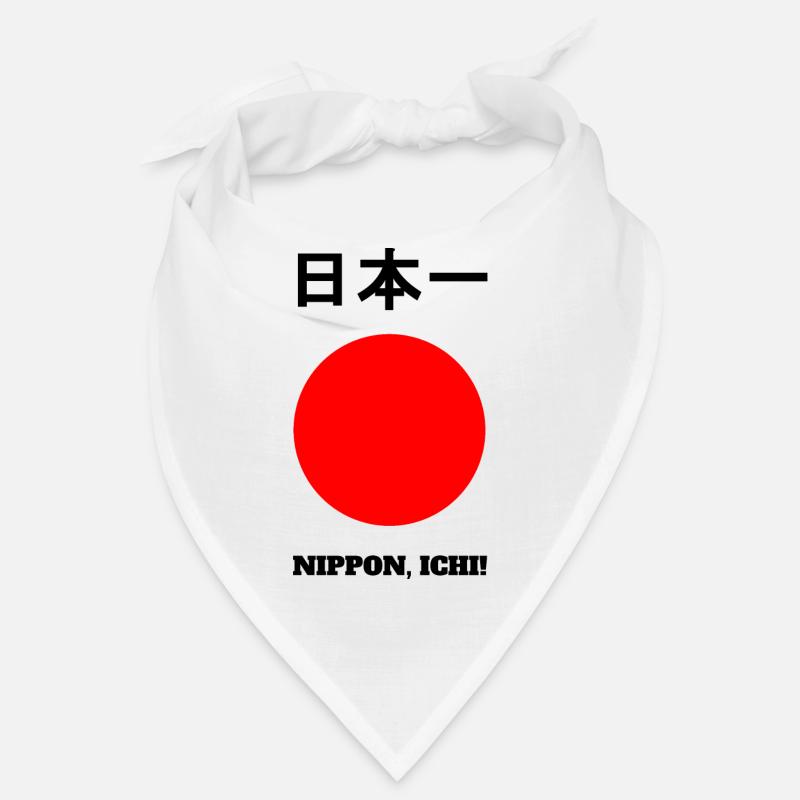 Nippon, Ichi! - Bandana - blanc