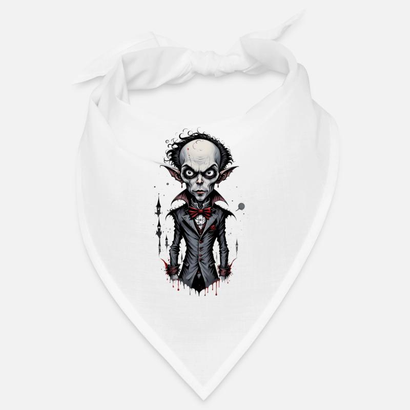 A Smiling Vampire 12 - Bandana - white