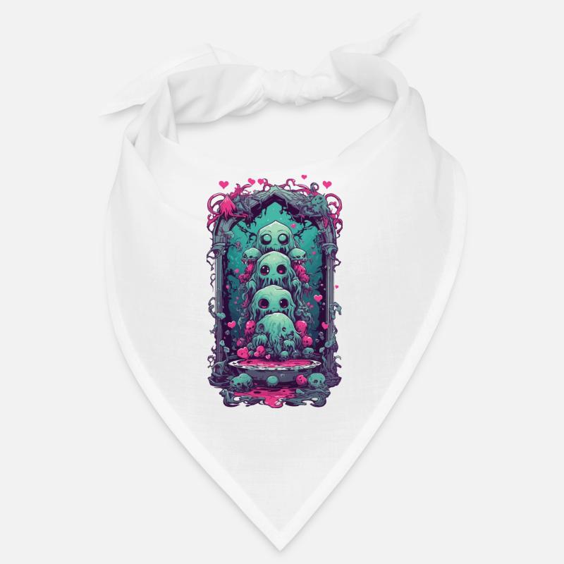 Weirdcore Schleimmonster Gothic Magie Design Bandana