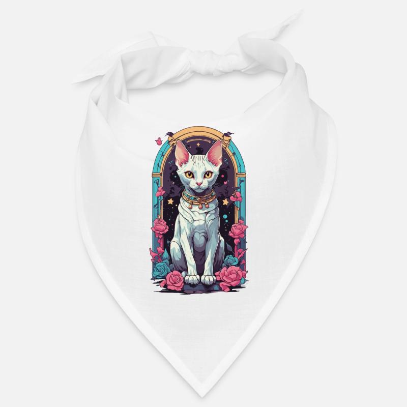 Gothic Pastel Sphynx Cat Magic Aesthetic Bandana