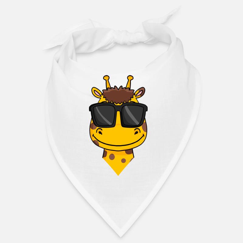 Giraffe mit Brille Bandana