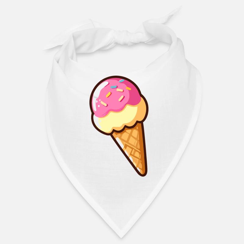 Erdbeer-Vanille-Eis Bandana