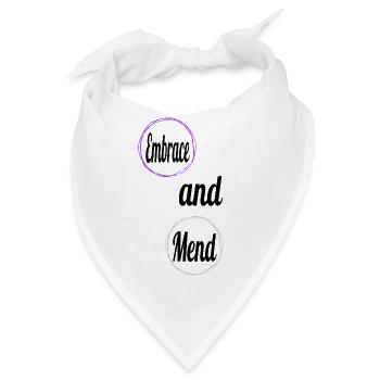 healing happy healing quotes quote offering help - Bandana - Weiß - Vorne