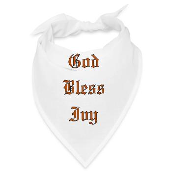 GodBlessIvy - Bandana - Weiß - Vorne