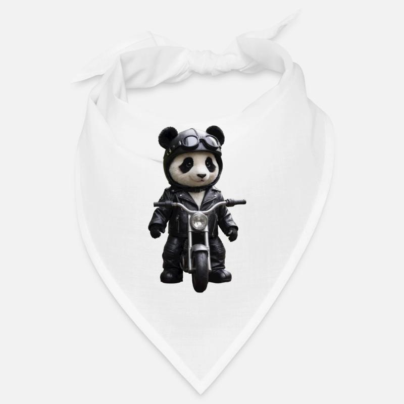 Panda motard Bandana