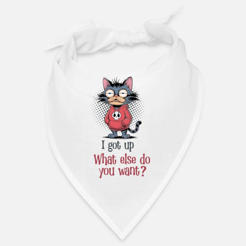I got up Cat Bandana