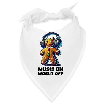 Gingerbread Music - Bandana - Weiß - Vorne