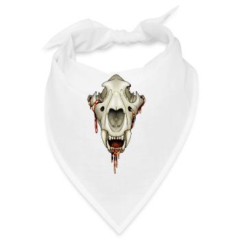 Slime Skull - Bandana - Weiß - Vorne