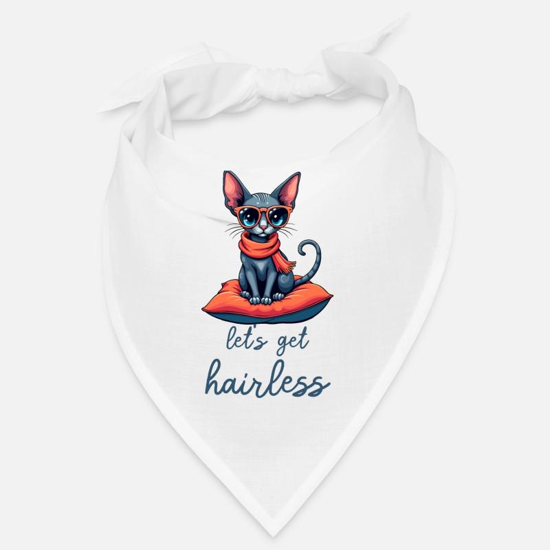 Sphyny Nacktkatze Nackt Katze Perser Katze Bandana