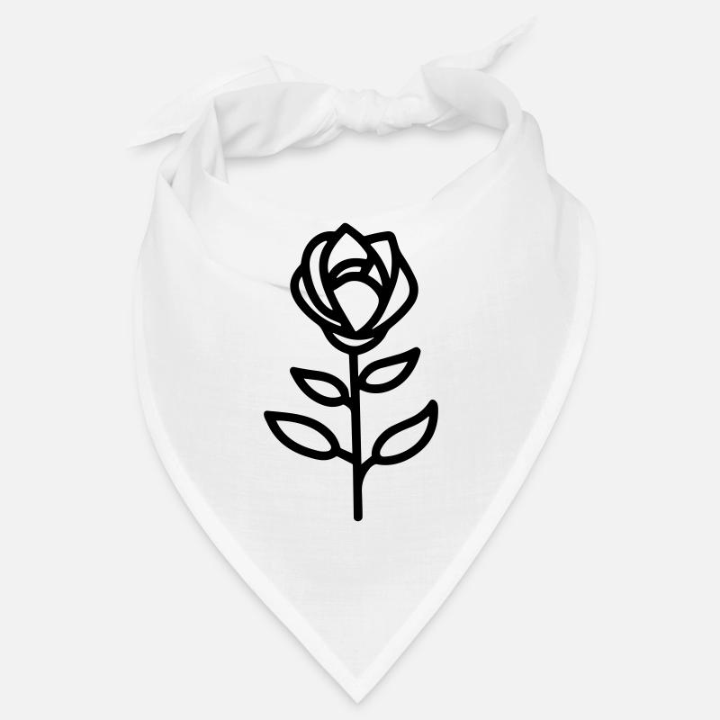 Fleur rose Bandana