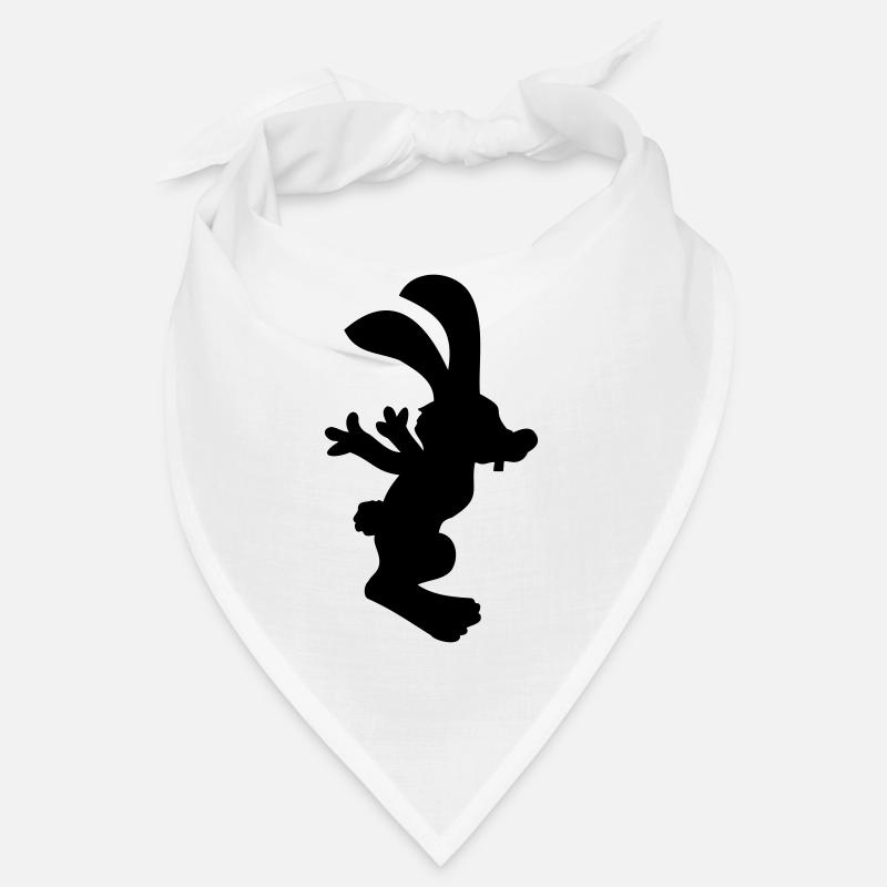 Bunny Jumping Hopping Bunny Funny Hopping Jumps Cool Bandana