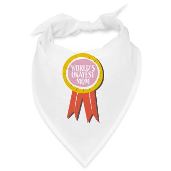 Weltbeste Durchschnitts-Mama – Lustiger Mom-Spruch - Bandana - Weiß - Vorne
