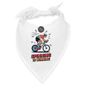 Spinn Is Winning – Retro Trainer - Bandana - Weiß - Vorne