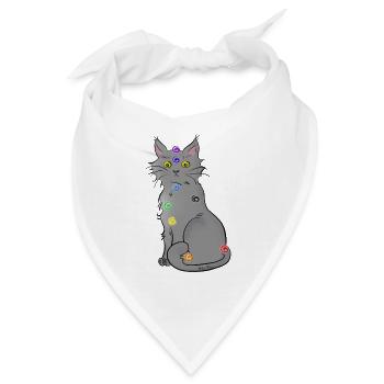Chat-kra - Bandana - Weiß - Vorne