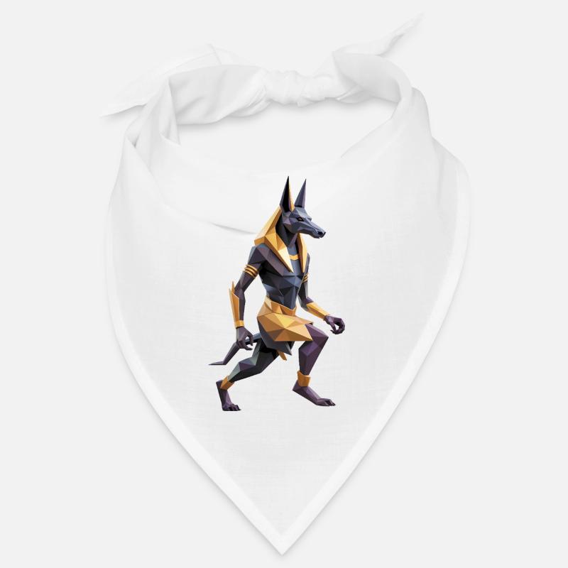 Anubis - Cool Low Poly Logo Bandana