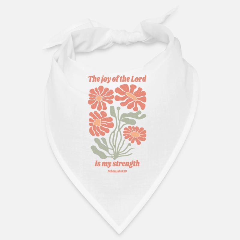 La joie du Seigneur est ma force fleurit Bandana