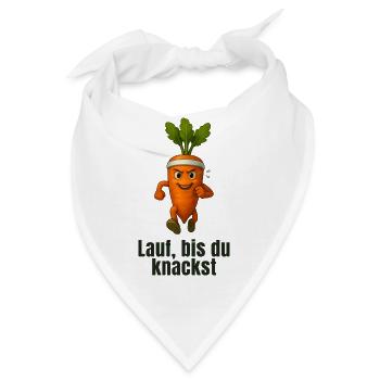 Karotte Sprint Knack-Lauf - Bandana - Weiß - Vorne