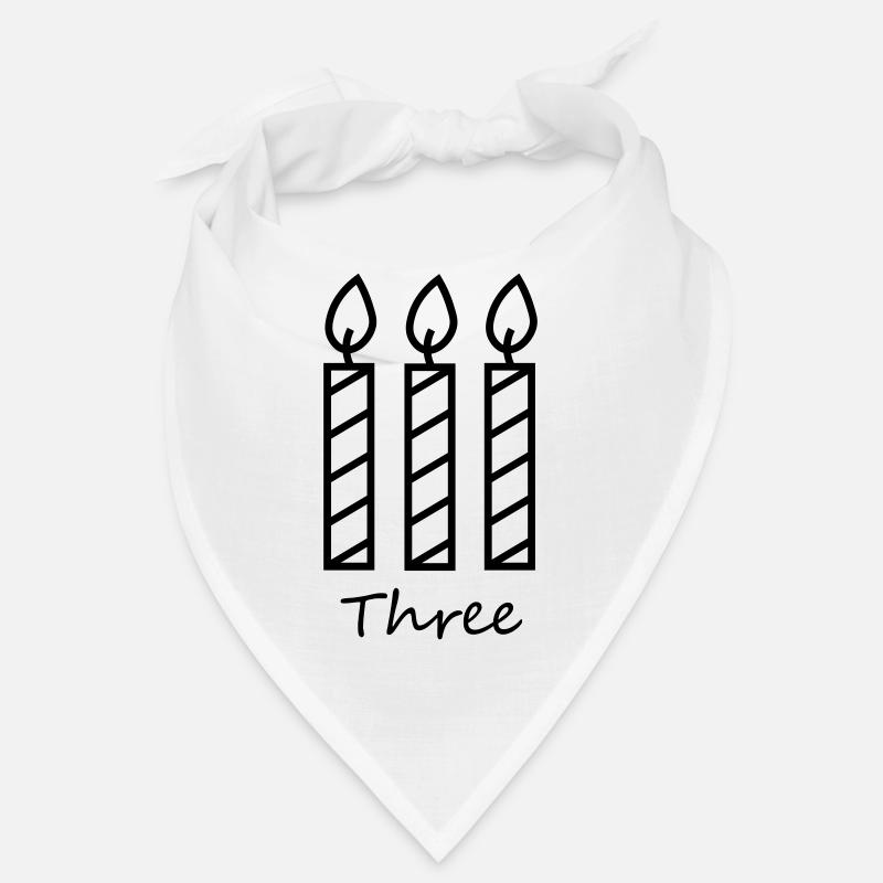 Trois bougies Bandana