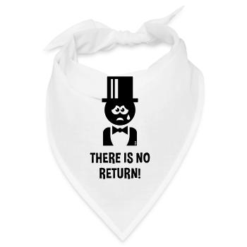 Bräutigam – There Is No Return (JGA / Polterabend) - Bandana - Weiß - Vorne