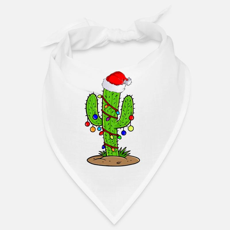Kaktus-Weihnachtslichter Bandana