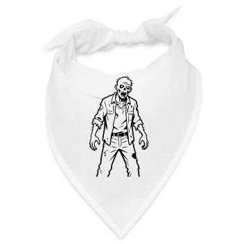 Zombie - Bandana - Weiß - Vorne