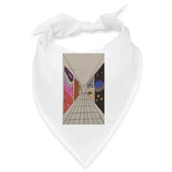 Perspektive des Geistes - Bandana - Weiß - Vorne