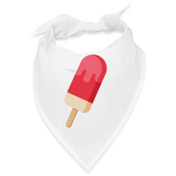 Eis am Stiel am Stiel - Bandana - Weiß - Vorne