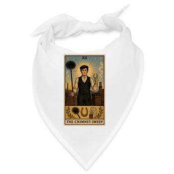 Schornsteinfeger | Glücksbringer Tarot - Bandana - Weiß - Vorne