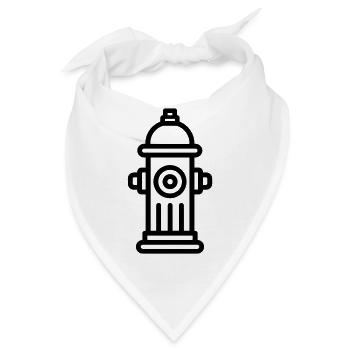 Hydrant - Bandana - Weiß - Vorne