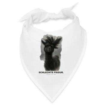 schlechte-frisur - Bandana - Weiß - Vorne